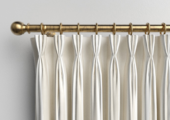 Shabby Chic by Rachel Ashwell Watercolour Stripe, Natural - Made to Measure Curtains - Image 11